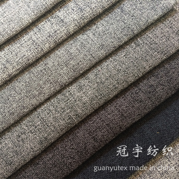 Polyester and Nylon Composition Linen Type Sofa Fabric