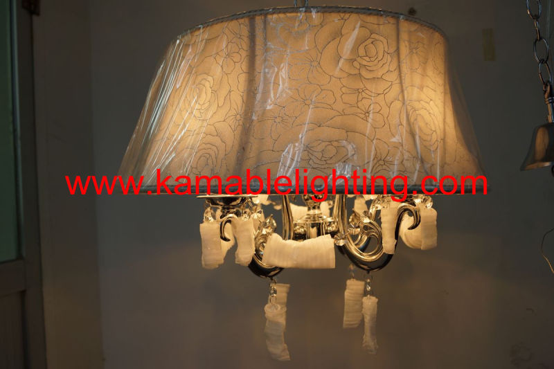 New Fashion Design Lampshade Crystal Chandelier (9226-4)