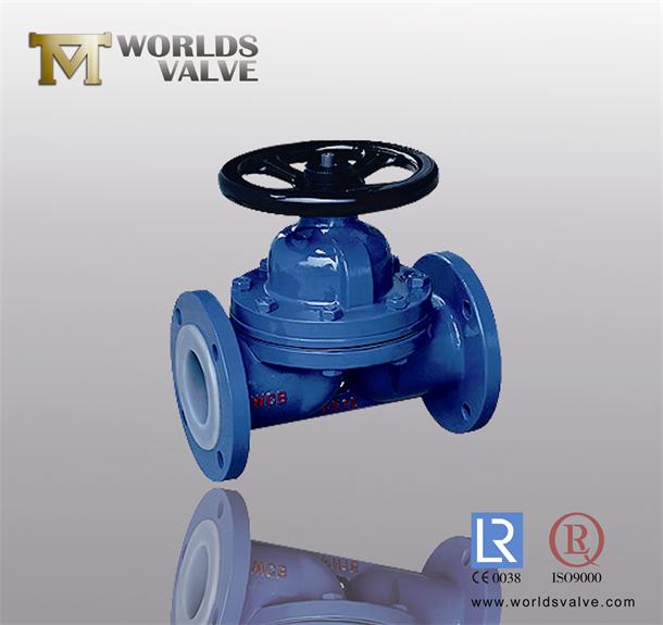 PFA Teflon Lined Diaphragm Valves