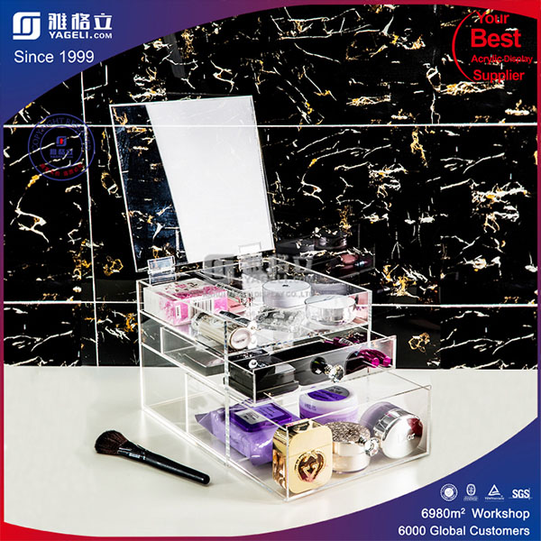 Hot Sale 4 Tier Makeup Box Acrylic for Sale