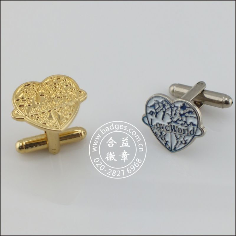 Custom Shield Shape Metal Cufflinks (GZHY-XK-002)