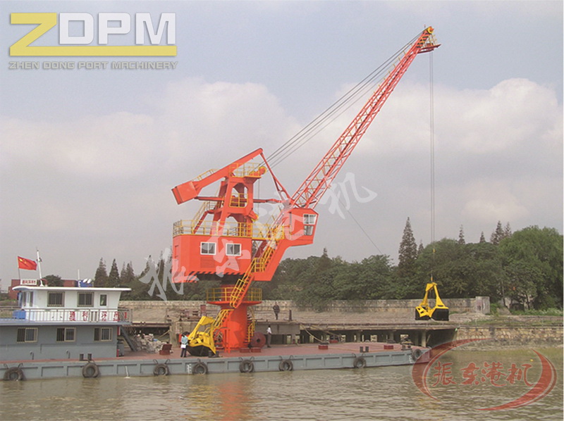 Floating Deck Marine Port Crane