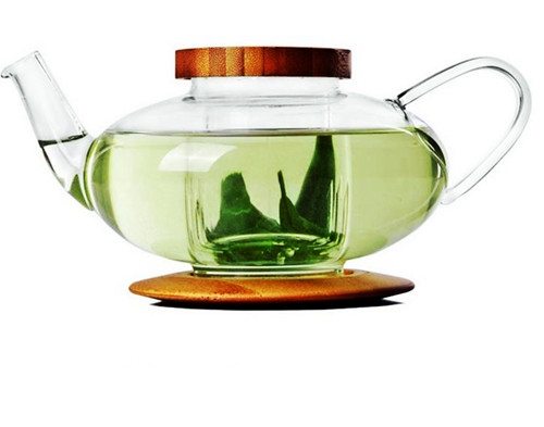 Customized Beautiful Design Glass Tea Pot Water Kettle