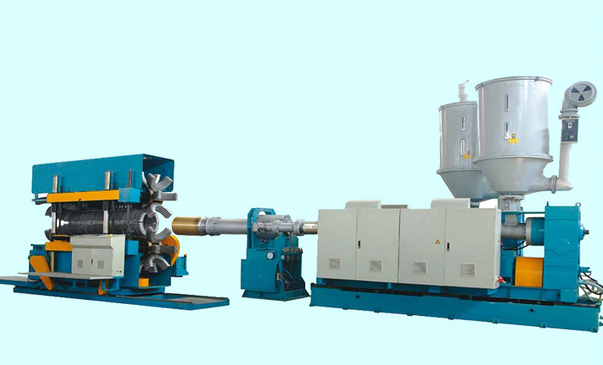 PE/PVC Single/Double Wall Corrugated Pipe Production Extrusion Machine Line