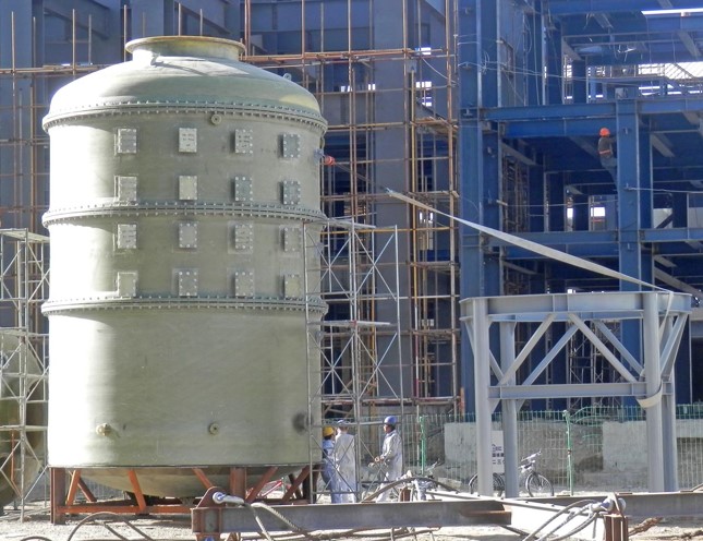 FRP Tower to Resist High Temperature, Corrosion and Aging