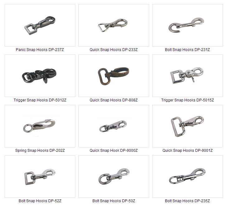 Professional Die Cast Zinc Alloy Snap Hooks Dp-5025zn