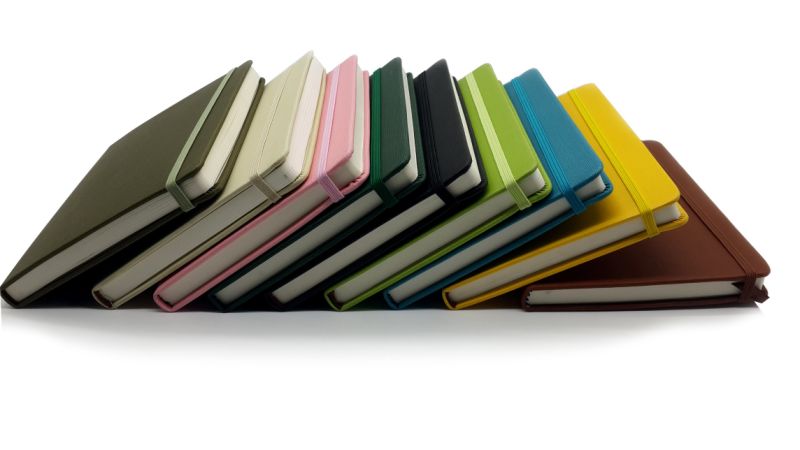 Elastic Band Hard Cover Leather Notebook Moleskine Notebooks