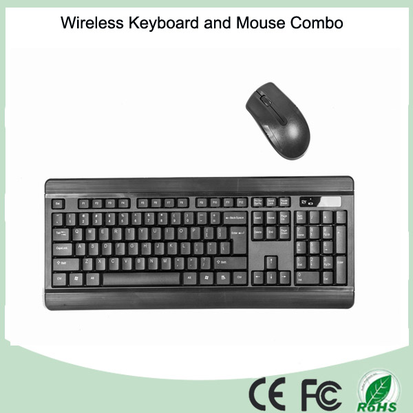 CE, RoHS Certificate Cheap Ultra Slim 2.4GHz Wireless Keyboard and Mouse