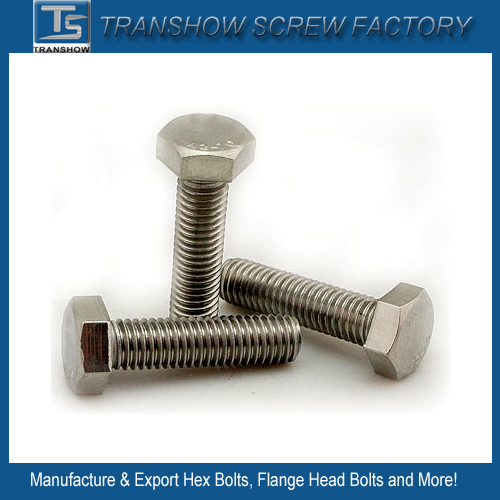 Ss316 Stainless Steel A4-70 Hex Bolts