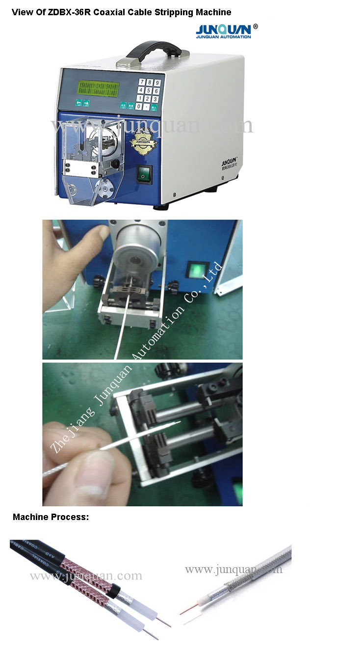 Coaxial Cable Stripping Machine (ZDBX-36R)