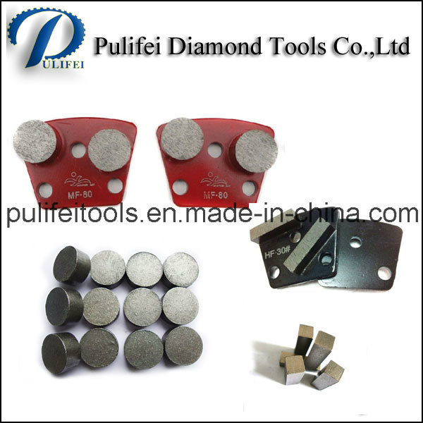 Concrete Floor Grinder Diamond Tools Grinding Segment for Metal Pad