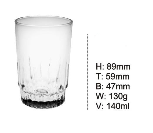 High Quality Glass Cup Good Price Drink Cup Kb-Hn0118