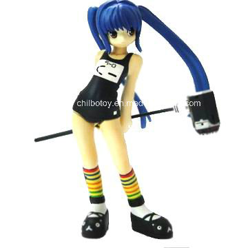 Beautiful Girl PVC Injection Figure Toys (ZB-019)