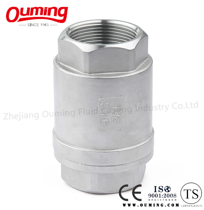 2PC Threaded End Vertical Check Valve