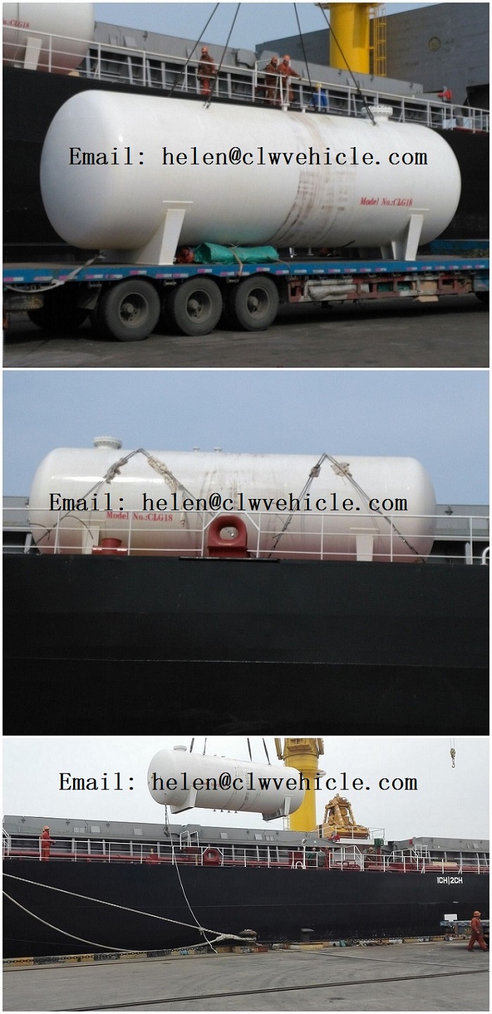 ASME 25tons LPG Gas Tank 50000L LPG Storage Tank for Nigeria