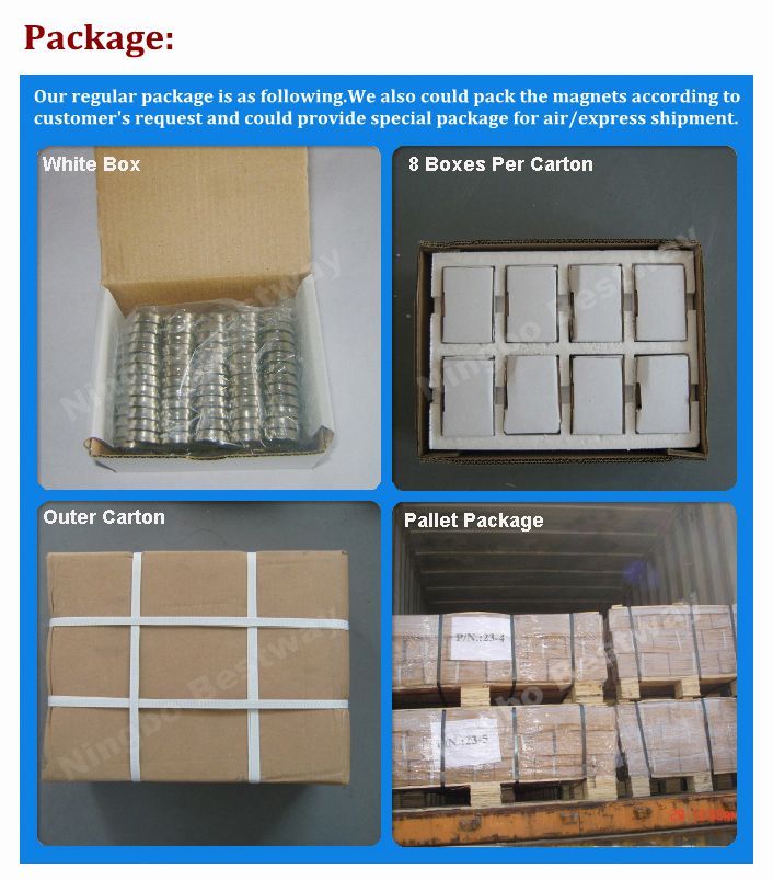 N35, N42, N45 Disc Sintered NdFeB Magnet