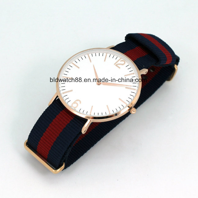 Hot Sale Rose Gold Stainless Steel Slim Watch Man