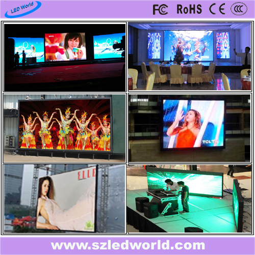 Indoor Rental Full Color Die-Casting LED Display Board Screen for Advertising (P3.91, P4.81, P5.68, P6.25)