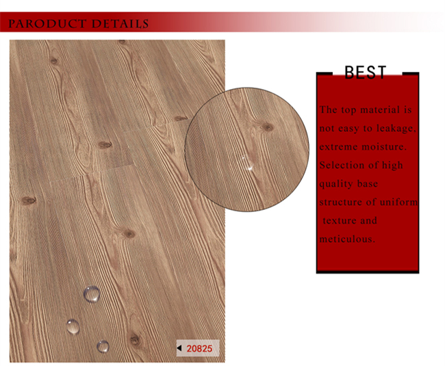 Oak Parquet U Grooved Water Resistant Laminate Flooring Building Material