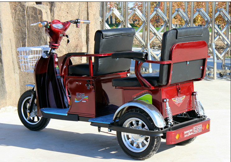 Adult Electric Tricycle with Passenger/Pedicab