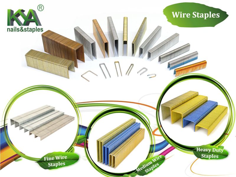 Pneumatic Stcr5019 Staples for Roofing, Industries