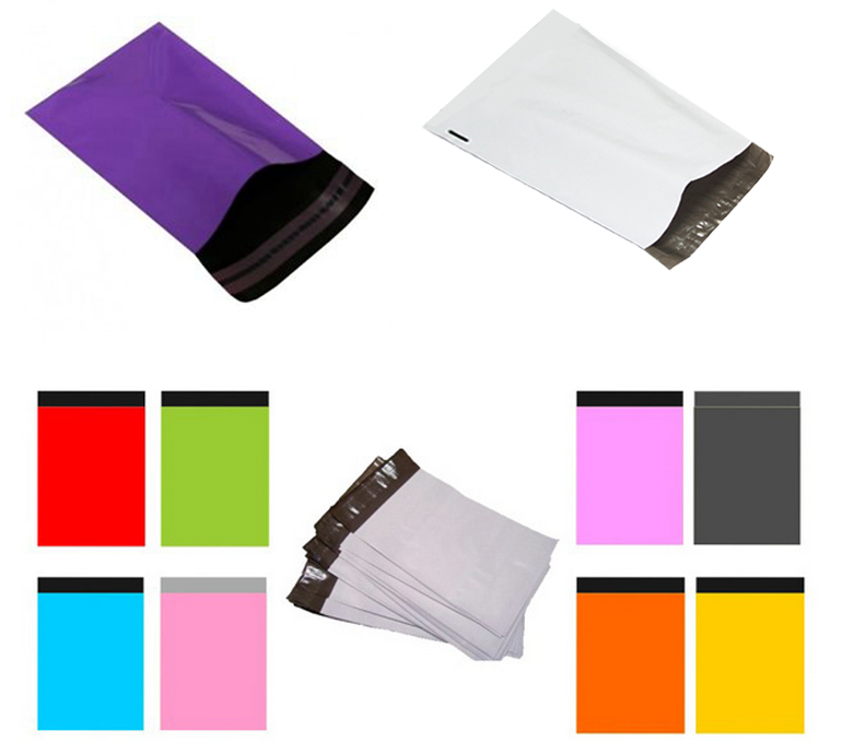 Colored Bioderadable Colored Courier Plastic Mail Envelope