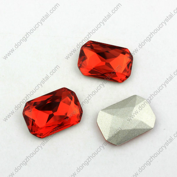 Heart Glass Stones for Jewelry Blue Glass Crystal Fancy Stone Wholesale Price