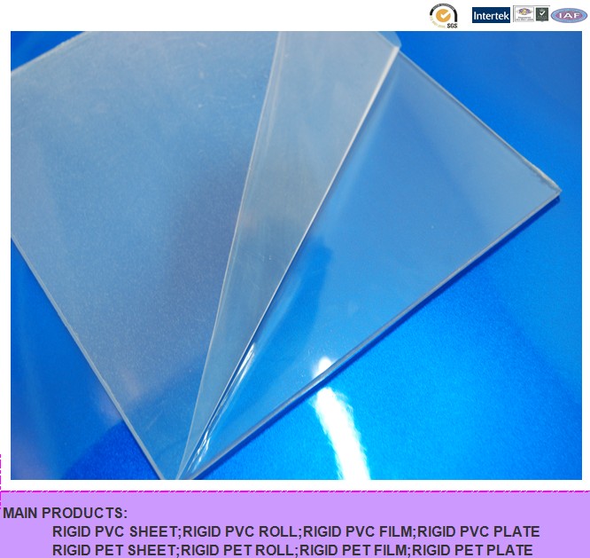 Rigid PVC Sheet, Transparent PVC Sheet, Clear PVC Sheet