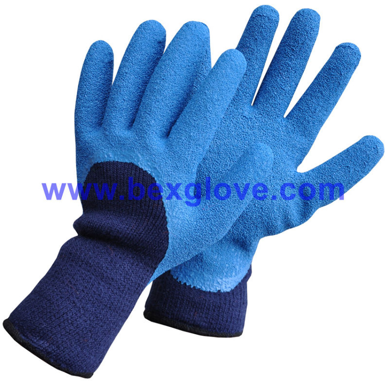 7 Gauge Acrylic Liner, Latex Work Glove