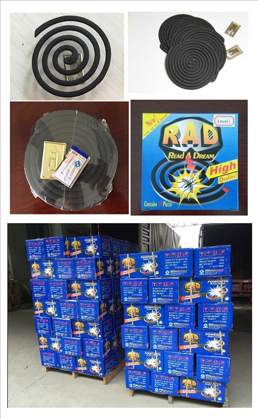 130mm 140mm Rad Factory Brand Mosquito Coil Repellent Killer China Supper OEM