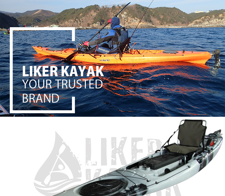 2016 Liker Angler Kayak, Leisure Boat Single Seat Kayak