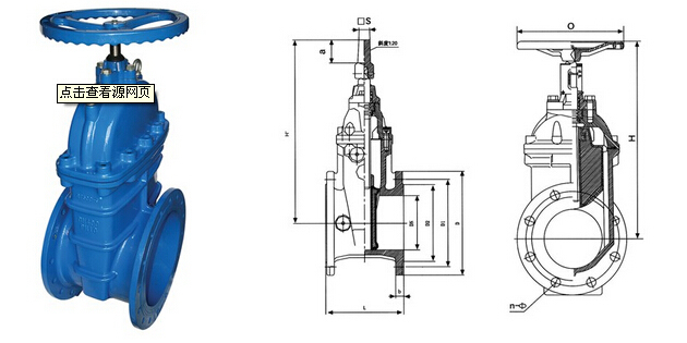 ANSI Standard Cast Iron Gate Valve (ANSI standard)