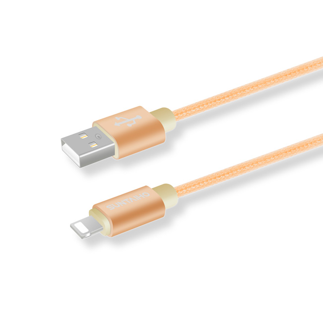 Nylon Fast Charging 8pin USB Sync Data Lightning Cable for iPhone