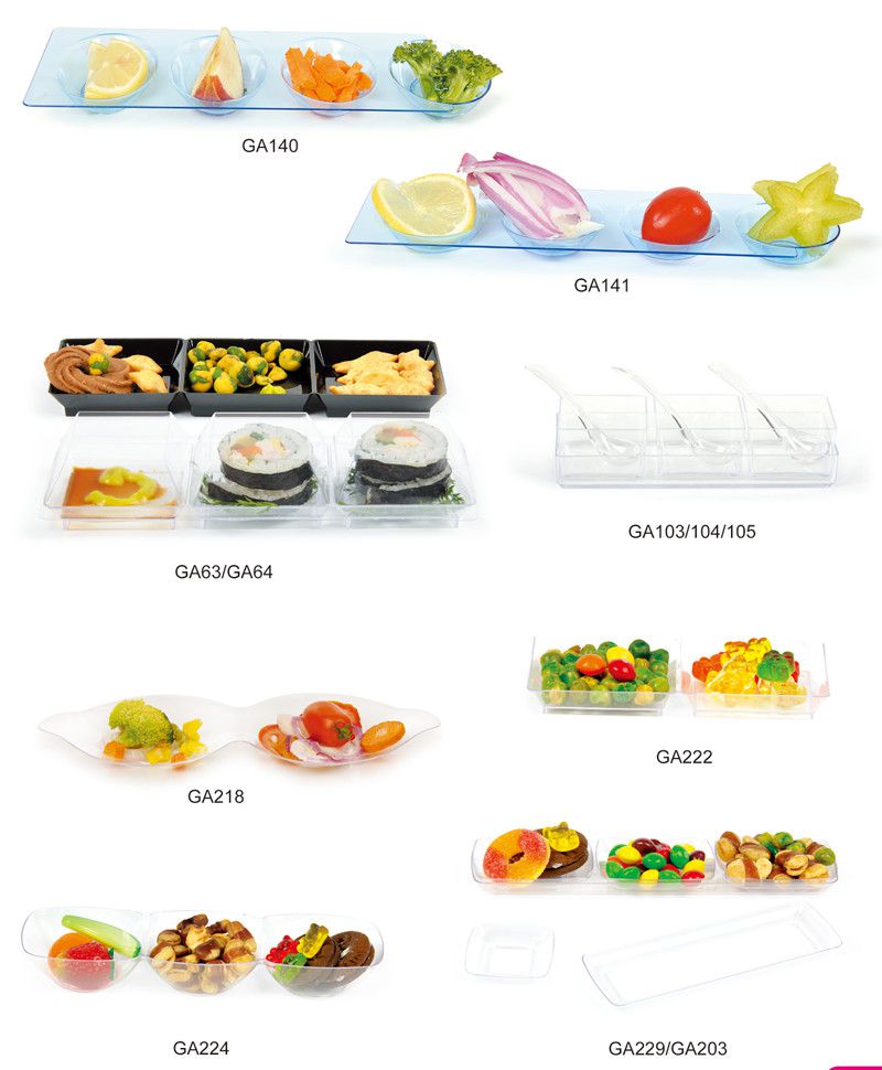 Plastic Dish Disposable Saucer Casserole Dish Tableware