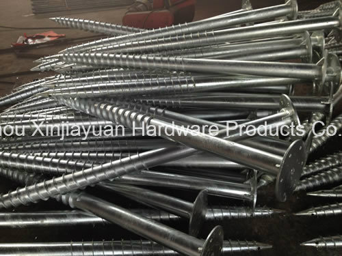 Q235 Galvanized Ground Screw Anchor for Solar System