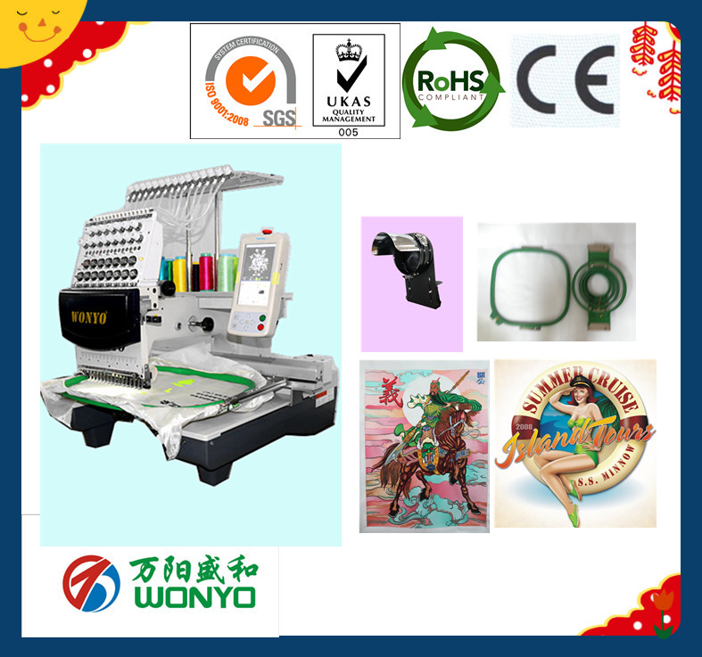 for Hat and Flat High Speed 12/15 Colors Embroidery Machine