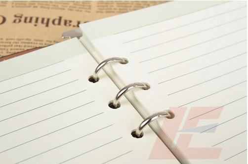 A5 Travel Filler Paper PU Leather Notebook with Power Bank