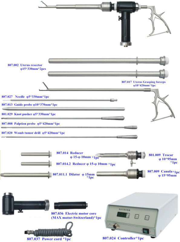 Euprun Gynaecology Surgical Instruments Power Morcellator