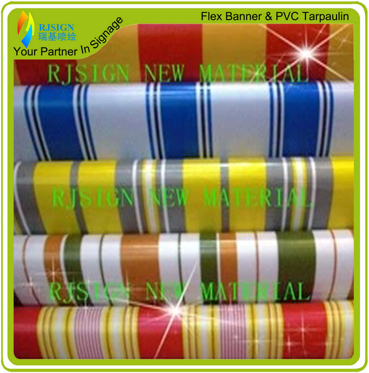 18oz Waterproof Color Strip Tarpaulin Tarps