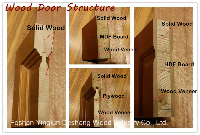 European Style Interior Wood Door with Carving (DS-8011)