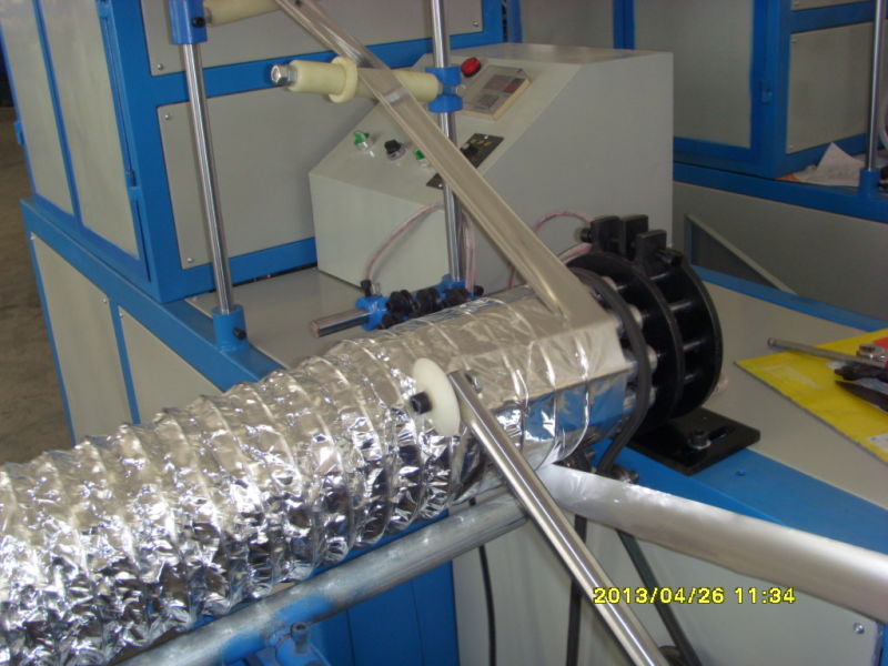 Aluminum Flexible Duct Machine With Wire Support (ATM-600)