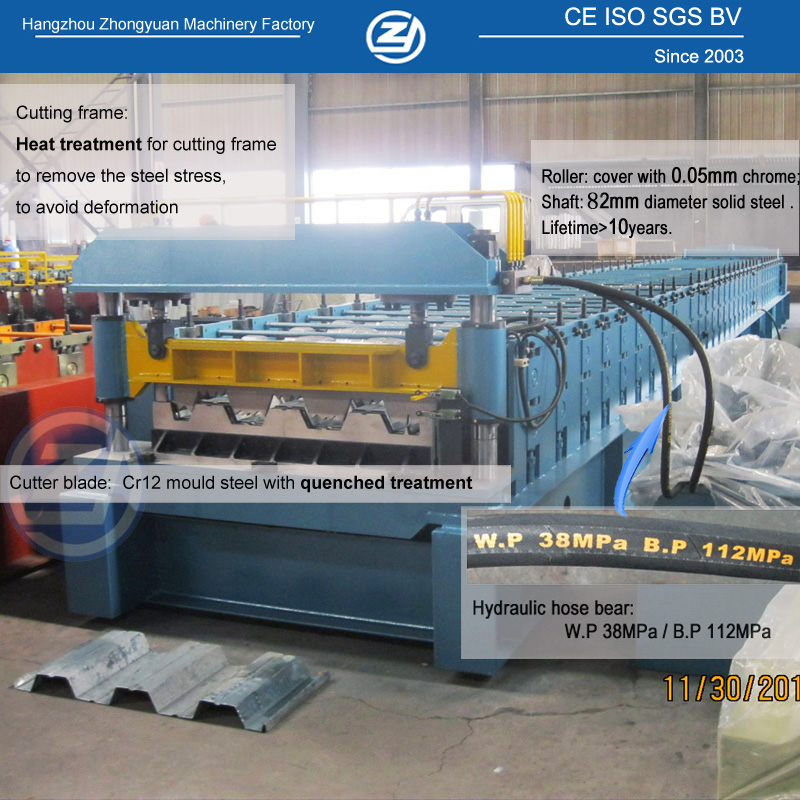 4 Corrugate Floor Decking Roll Forming Machine