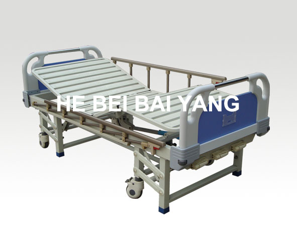 (A-45) Three-Function Manual Hospital Bed with ABS Bed Head