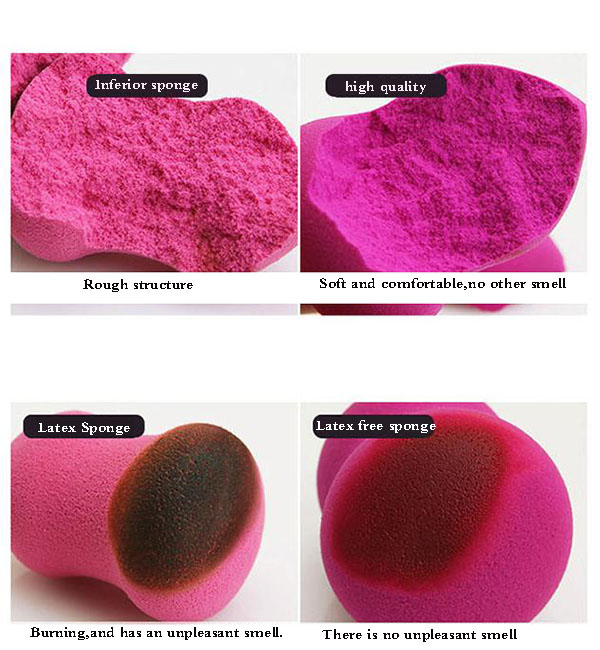 Love Shape Latex Free Sponge Cosmetic Puff Powder Foundation Puff Sponge