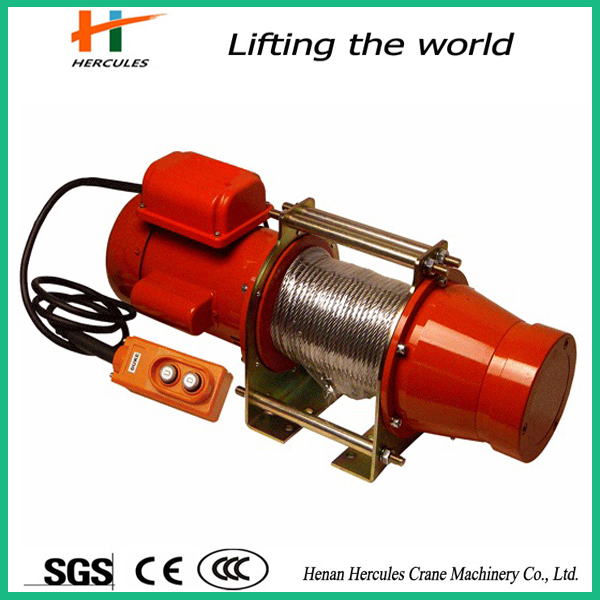 500kg Electric Wire Rope Winch for Sell