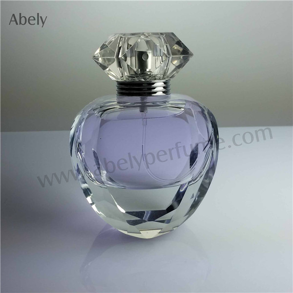 100ml Heart Shape High Quality Glass Perfume Bottle