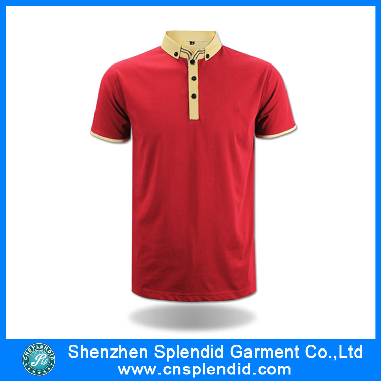 Wholesale Fashion Clothes Business 100% Cotton Blank Polo T Shirt