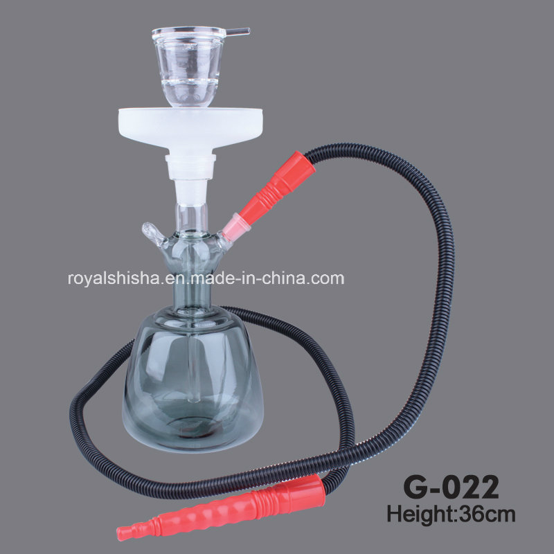 2016 New Design Frosted All Glass Hookah Shisha