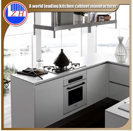 Glossy L Shaped Modular Kitchen Cabinets (customizecd)