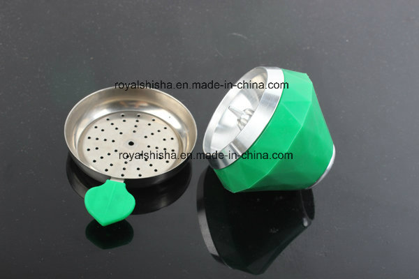 New Style Diamond Shape Silicone Hookah Shisha Bowl